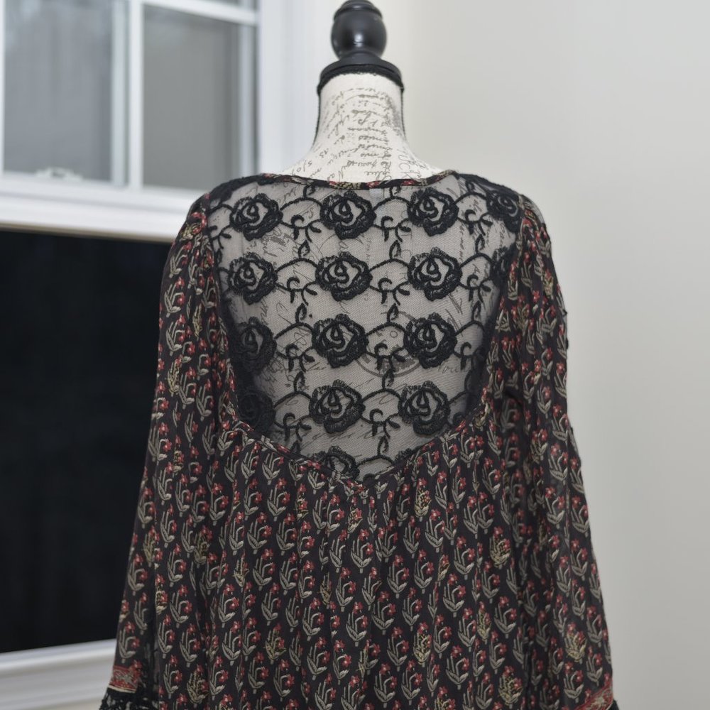 Free People boho lace back dress - Picture 8 of 14